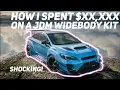 SHOCKING HOW MUCH I SPENT VARIS JAPAN WIDEBODY REAL COST SUBARU WRX STI