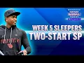 Week 5 Sleepers Two-Start Pitchers Ride With Angel Martinez Fantasy Baseball Advice