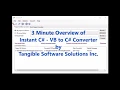 Instant C - VB to C Source Code Converter in Action