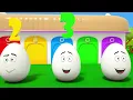 Colorful surprise eggs, balls, and toy cars | Sing and learn 🎨 | 🌈Learn Colors for Kids | Kids Songs