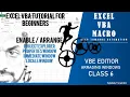 Excel VBA and MACROS VBA WINDOW PROJECT EXPLORER IMMEDIATE PROPERTIES CLASS 7