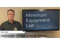Minimum Equipment List Everybody Struggles With This One