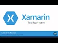 Toolbar Icon in Xamarin Forms - Xamarin Forms Tutorial