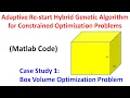 Adaptive Restart Hybrid Genetic Algorithm for Constrained Optimization Problems Case Study 1 BVOP