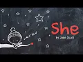 Download Lagu Jake Scott - SHE || Animated Lyric Video by Ella Banana