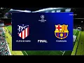 PES 2020 - Atletico Madrid vs Barcelona - UEFA Champions League Final UCL - Gameplay 20/21 Season