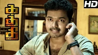 kaththi movie scenes kaththi mass fight scene kaththi interval samantha vijay loves each other