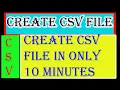 How to create csv file on vs code in just 10 minutes in Python COMPUTEREXCELSOLUTION