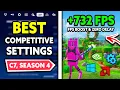 The BEST Competitive Settings in Fortnite Season 4 FPS Boost Zero Delay