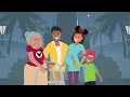 AdventHealth World of Wellness animated - The Johnson Family