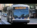 MTA 2012-2019 NovaBus LFSA 2017-2019 New Flyer XD60 action on the M14A M14D SBS s