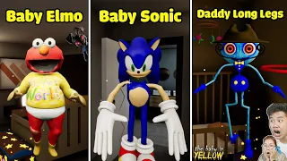 Thử Thách Cho Những Nhân Vật Game HOT TIK TOK Trở Thành Em Bé Trong The Baby In Yellow Rồi Trông Nó?