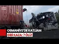 Osmaniye'de Feci Kaza; Yolcu Otobüsü Tır'a Çarptı!