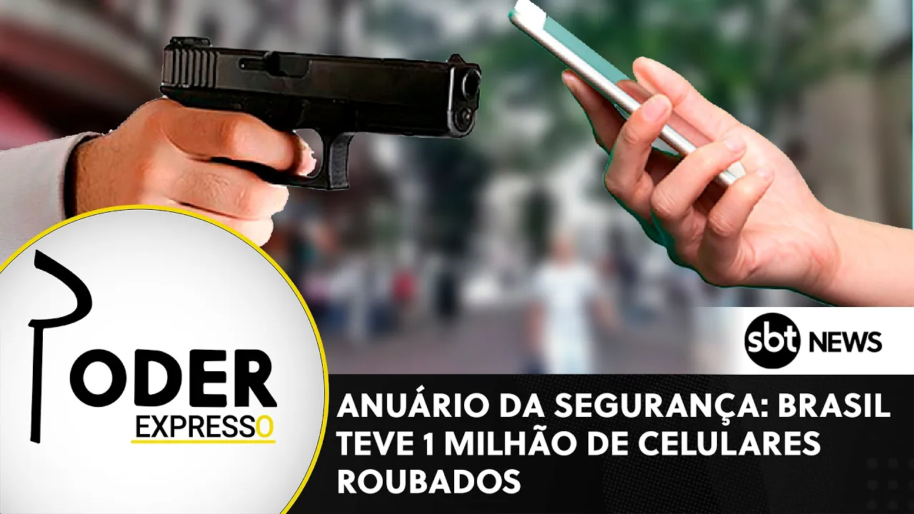 AO VIVO | Anuário da Segurança: Brasil teve 1 milhão de celulares roubados e recorde de estupros