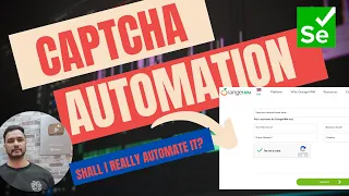Captcha Automation - Shall I Really Automate It ReCaptcha Automation Using Selenium