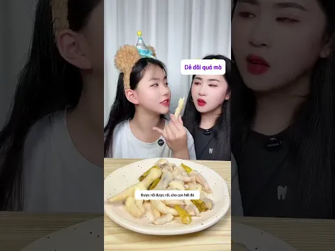 Rút mấy miếng ăn mấy miếng: Thức ăn ngâm ớt #mukbang #food #shorts