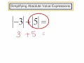 Simplify Absolute Value Expressions