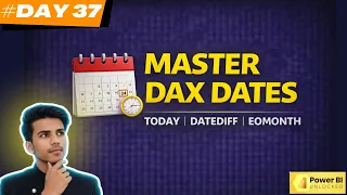 DAX Date Time Functions TODAY DATEDIFF EOMONTH DAY-37