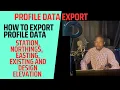 Export Profile Data how to export profile data from civil3d to excel