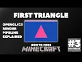 Drawing the First Triangle How to Code Minecraft without a Game Engine
