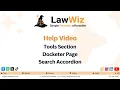 Efficient Docket Search and Case Tracking for Lawyers with LawWiz