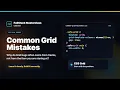 Common Grid Mistakes Explained FullStack Masterclass CSS Grid Course