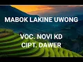Download Lagu MABOK LAKINE UWONG LIRIK VOC.NOVI KD  CIPT.DAWER