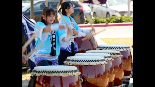Taiko drummers show off for families in Silverdale