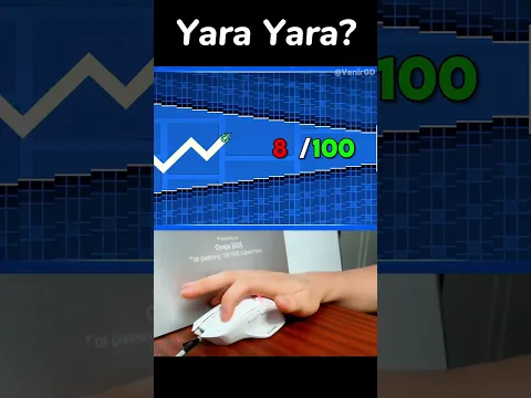 Yara Yara Ya Phonk VS 100 Click Locked Wave in Geometry Dash! #shorts