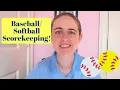 How to fill out a Baseball Softball Scorebook