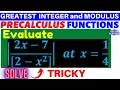 TRICKY GREATEST INTEGER FUNCTION INSIDE MODULUS FUNCTION PRECALCULUS