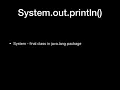 JAVA INTERVIEW QUESTIONS System out println