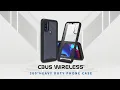Heavy-Duty Case w Built-in Screen Protector for Motorola Moto G Pure