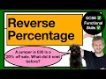 14 PERCENTAGES Reverse Percentage