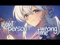 Download Lagu 「Nightcore」 right person, wrong time - Henry Moodie ♡ (Lyrics)