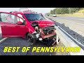 BEST OF PENNSYLVANIA DRIVERS 20 Minutes of Road Rage Accidents Convenient Cop More