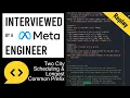 Two City Scheduling Longest Common Prefix Python Interview with a Meta Engineer