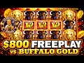 I Risked 800 Freeplay on Buffalo Gold in Las Vegas