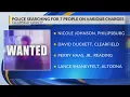 Clearfield police searching for 7 wanted on various charges