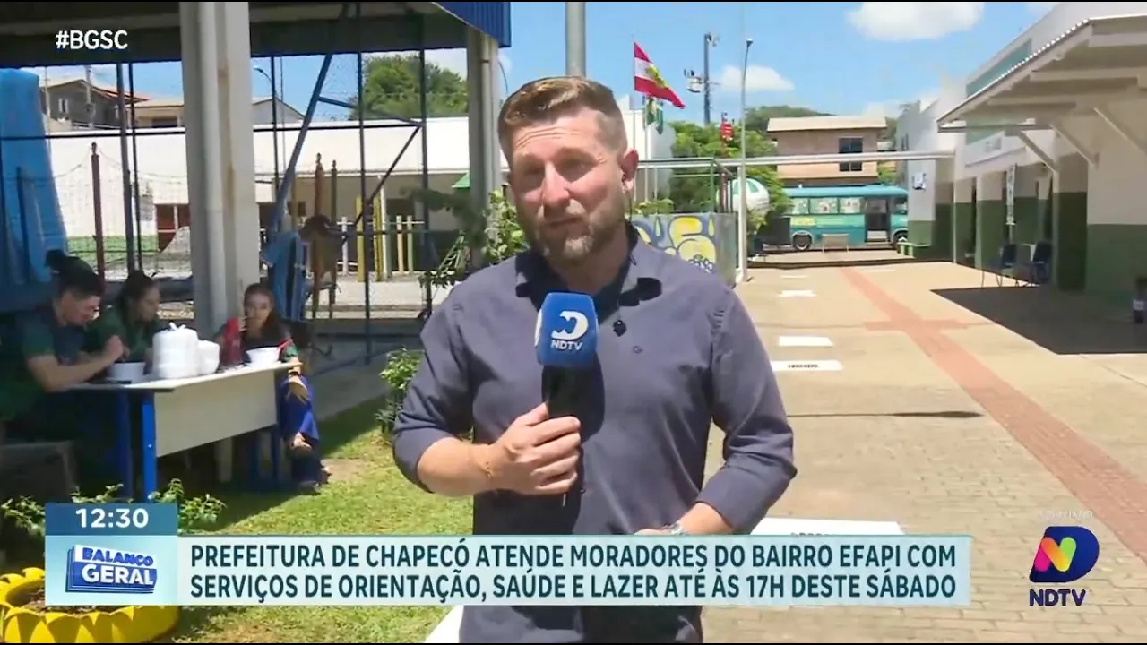 Prefeitura de Chapecó leva serviços de orientação, saúde e lazer ao bairro Efapi
