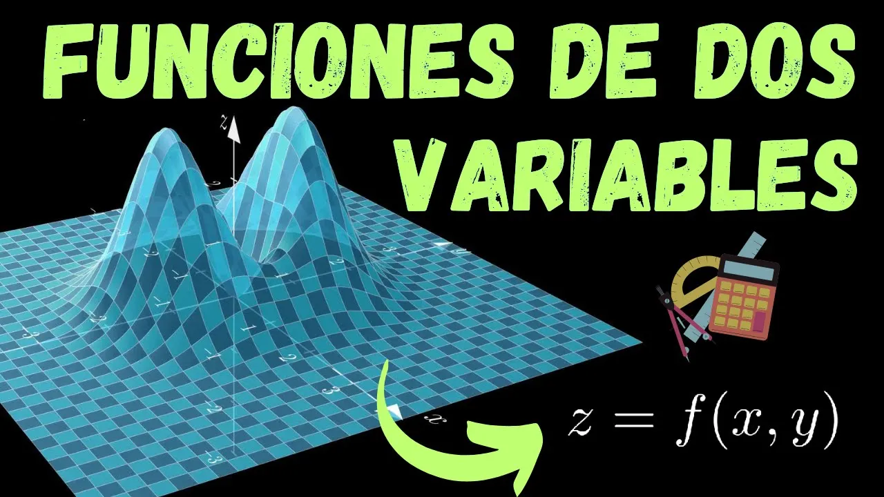 ¿QUÉ es UNA FUNCIÓN DE DOS VARIABLES? 🚀| DEFINICIÓN, DOMINIO, RANGO Y GRÁFICA DE SUPERFICIES 🚀⌚