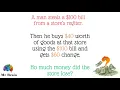 A man steals a 100 bill from a store s register Puzzle