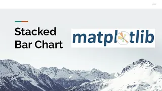 Stacked Bar Chart with matplotlib