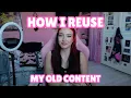 How i reuse my old content when selling feet pics