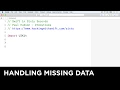 Handling missing data - Swift in Sixty Seconds