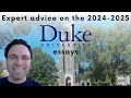 Duke Supplemental Essays 2024-2025 - What You Need to Know