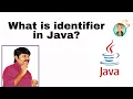 1 What is identifier in Java