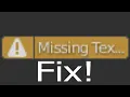 How to texture paint in blender fix missing textures detected alert