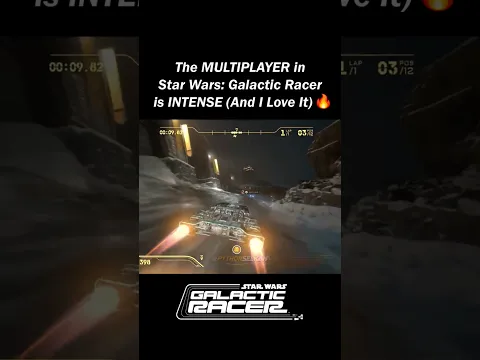 Multiplayer in Galactic Racer is INTENSE 🔥 #starwars #gaming
