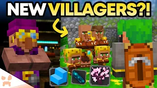 MINECRAFT IS FINALLY SETTING UP NEW VILLAGERS JOBSITE BLOCKS NEW DIMENSION CHANGES REVEALED